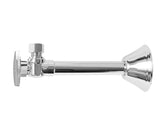 Brass Oval Handle with 1/4 Turn Ball Valve - Lead Free - Angle Sweat